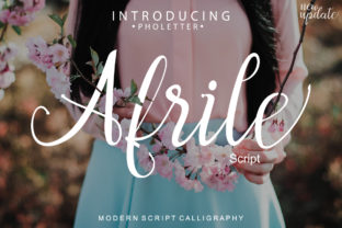 Afrile: A Modern Handwritten Typeface for Real Branding Projects