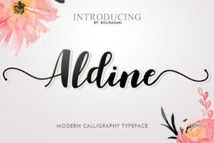 Aldine: A Modern Script Font for Editorial Design