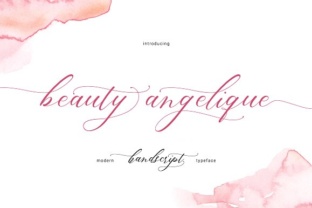 Beauty Angelique: A Script Handwritten Font for Editorial Design