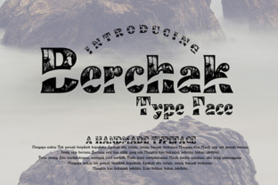 Berchak: A Premium Decorative Typeface for Modern Web Design