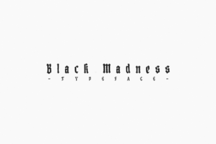 Black Madness Typeface Review: Abstract Blackletter for Editorial Design