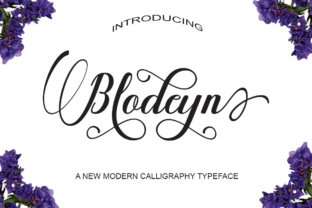 Blodeyn: The Elegant Calligraphy Font for Handmade Brands