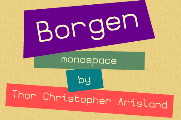 Borgen Monospace: Elevating Brand Identity with Clean Geometric Type