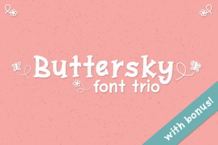 Buttersky: The Complete Font Trio for Modern Branding