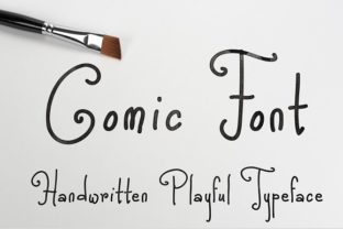 Comic Font for Handmade Brand Identity and Packaging