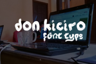 Donkiciro: A Hand Painted Brush Font for Authentic Brand Identity