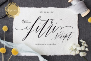 Fitri: A Modern Script Handwritten Typeface for Elegant Branding