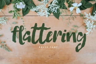 Flattering: The Handcrafted Font That Elevates Small Business Branding