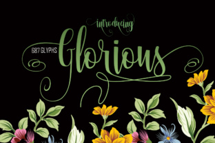 Glorious: The Elegant Script Handwritten Fonts for Modern Campaigns