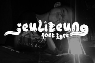 Jeuliteung: A Rough Brush Font for Authentic Brand Identity