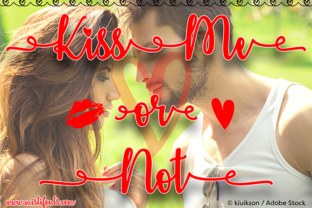 Kiss Me or Not: A Romantic Script for Editorial Design