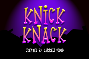 Knick Knack: A Whacky Serif Font for Editorial Design