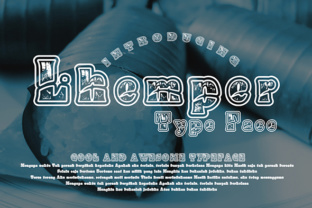Lhemper: The Decorative Typeface for Editorial Storytelling