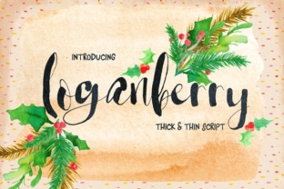 Loganberry: A Handcrafted Script Typeface for Modern Branding