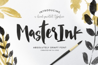 MasterInk: The Brush Stroke Typeface for Scroll-Stopping Campaigns