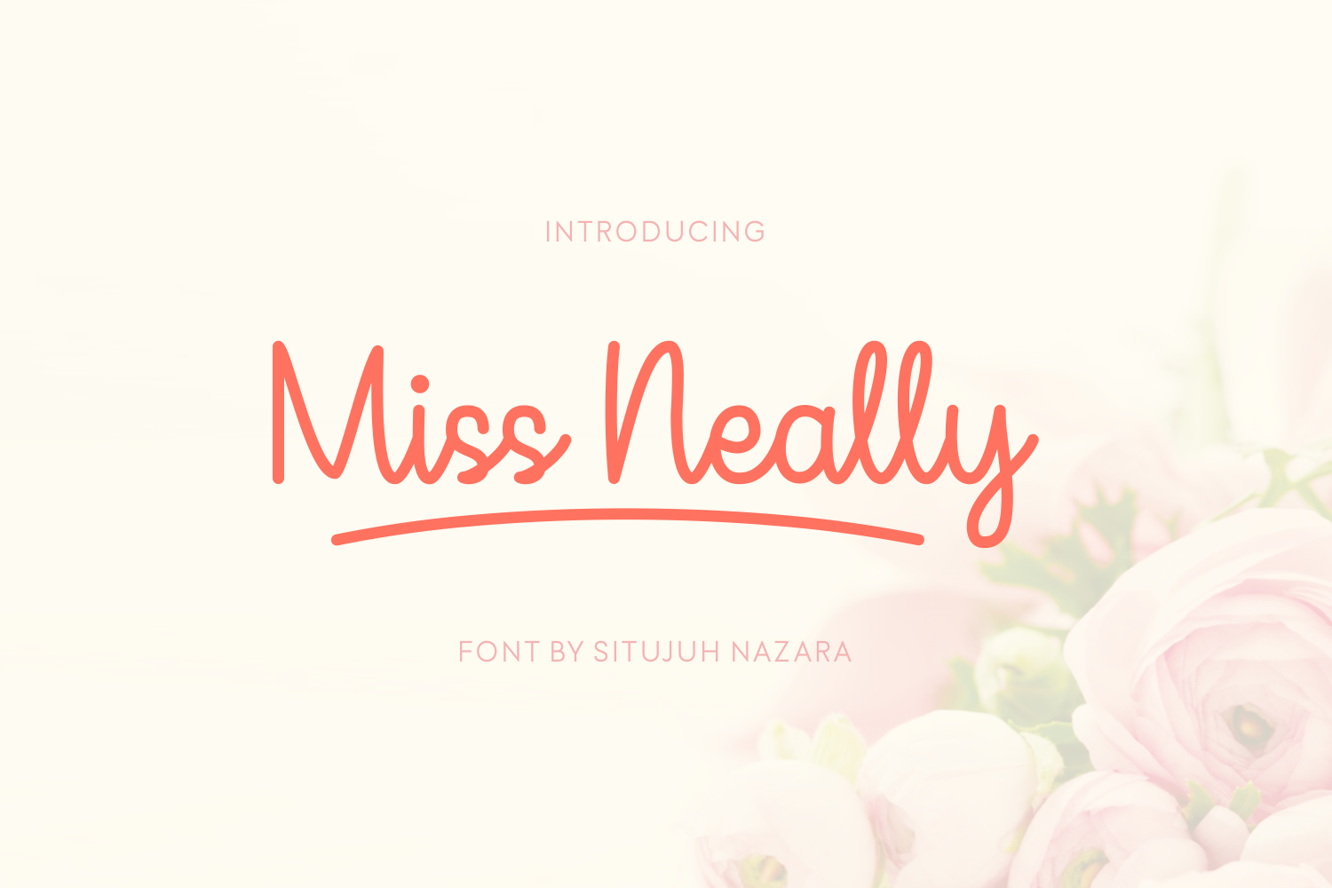 Miss Neally: A Smooth Script Typeface for Modern Web Design