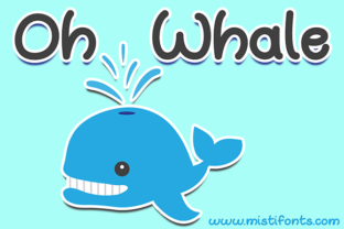 Oh Whale Handwritten Font Review for Brand Identity