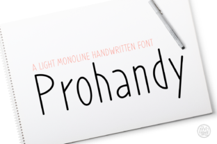Prohandy: The Premium Script Handwritten Font for Scroll-Stopping Visuals