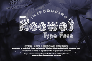 Roewet: The Decorative Typeface for Bold Campaign Headlines
