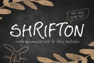 Shrifton: The Perfect Script Handwritten Font for Your Craft Business
