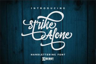 Strike Alone: The Premium Hand-Lettered Typeface for Your Brand