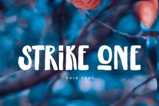 Strike One: A Handcrafted Typeface for Modern Editorial Design