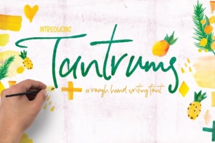 Tantrums: The Premium Handcrafted Typeface for Bold Campaigns