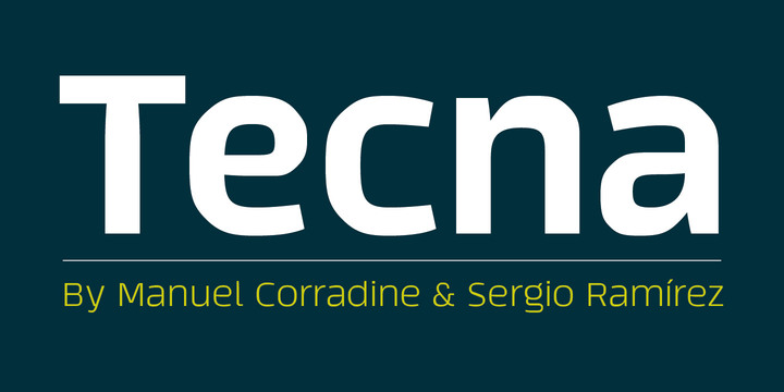 Tecna Family: A Versatile Sans Serif for Creative Branding