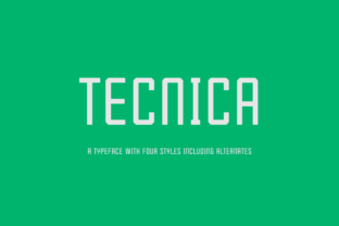 Tecnica Family: The Modern Typeface for Your Brand Identity