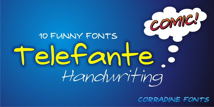 Telefante Family: The Script Handwritten Typeface for Creative Makers