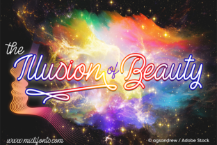 The Illusion of Beauty Font for Campaign Visuals and Brand Identity