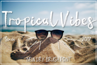 Tropical Vibes: A Hand-Painted Script Font for Branding