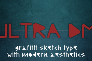 Ultra DM: The Vintage Graffiti Typeface for Bold Campaigns