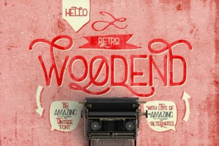 Woodend: A Beautiful Handcrafted Font for Editorial Design