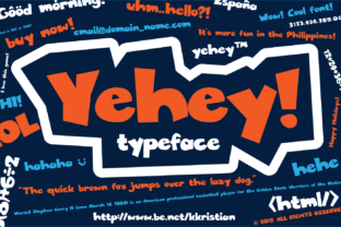 Yehey: A Fun Sans Serif Font for Modern Web Design