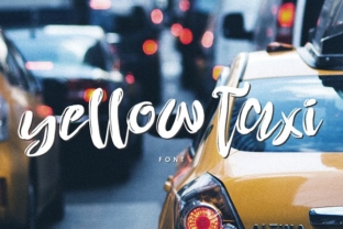 Yellow Taxi: A Handcrafted Script Font for Modern Web Design